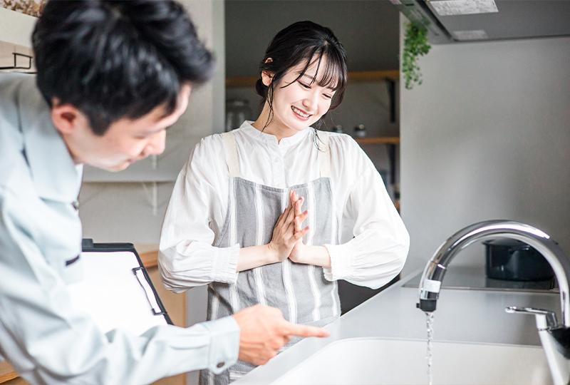 キッチン修理後のイメージ